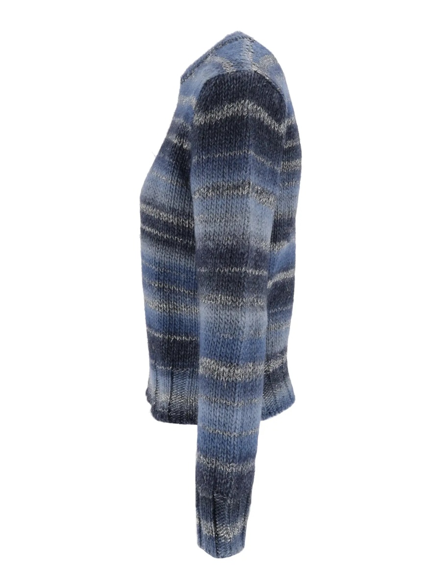Pulovere CREWNECK IN PRINTED YARN - Img 2
