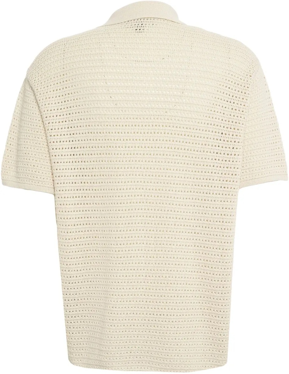 Pulovere Openwork knit shirt with logo detail - Img 3