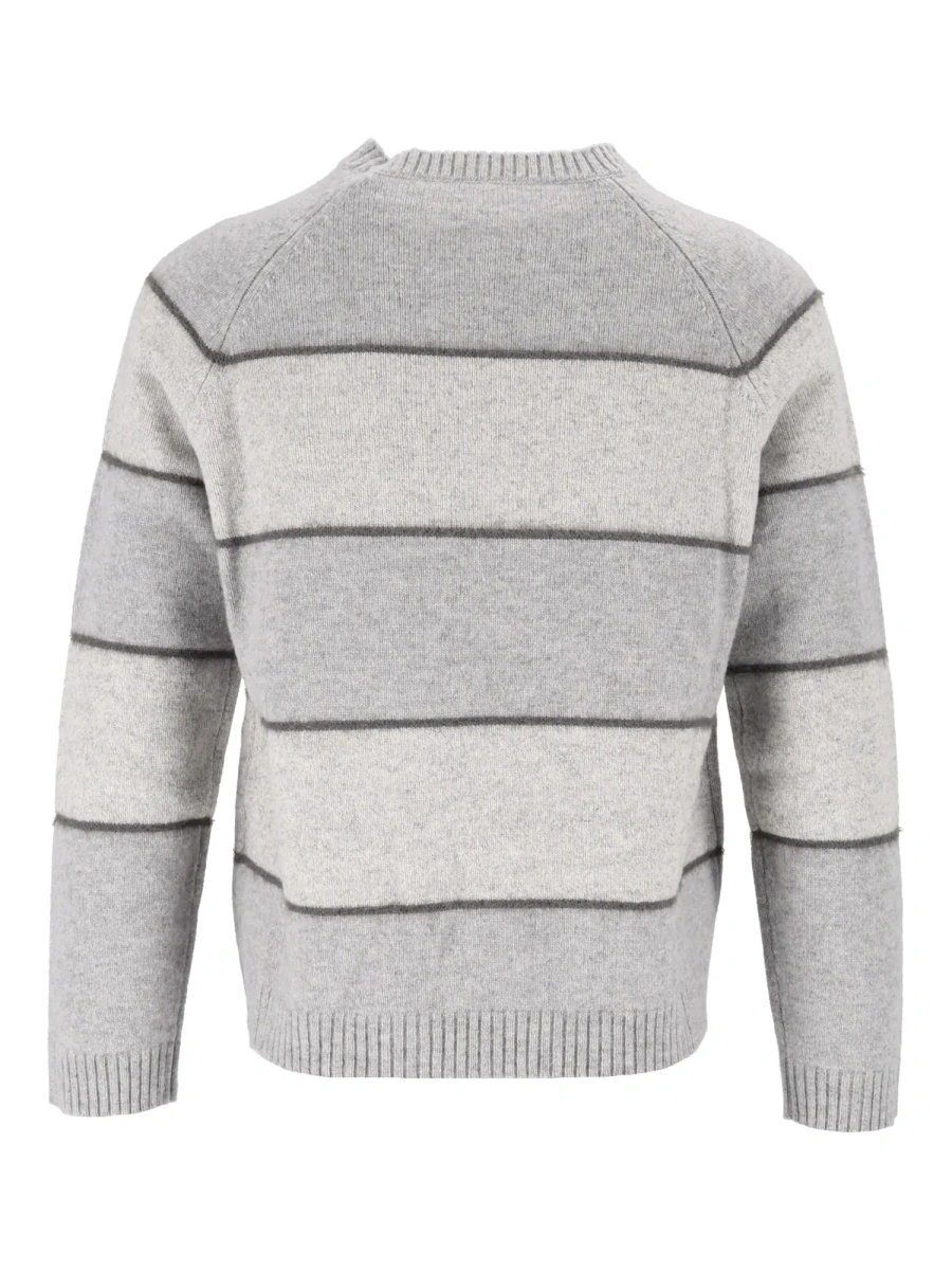 Pulovere STRIPED CREWNECK - V ARIEGATED YARN - Img 3