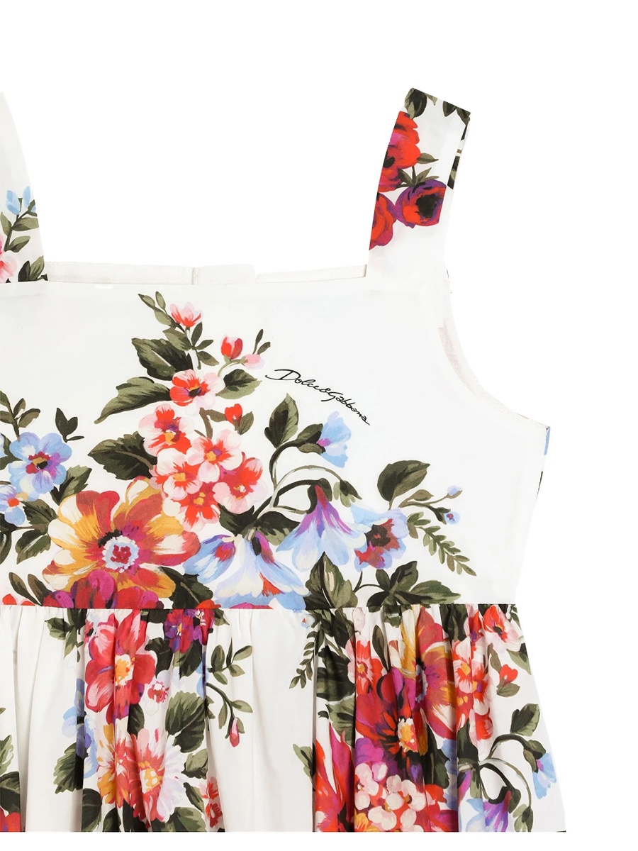 Rochie casual Dolce &amp; Gabbana alba din bumbac - Img 3