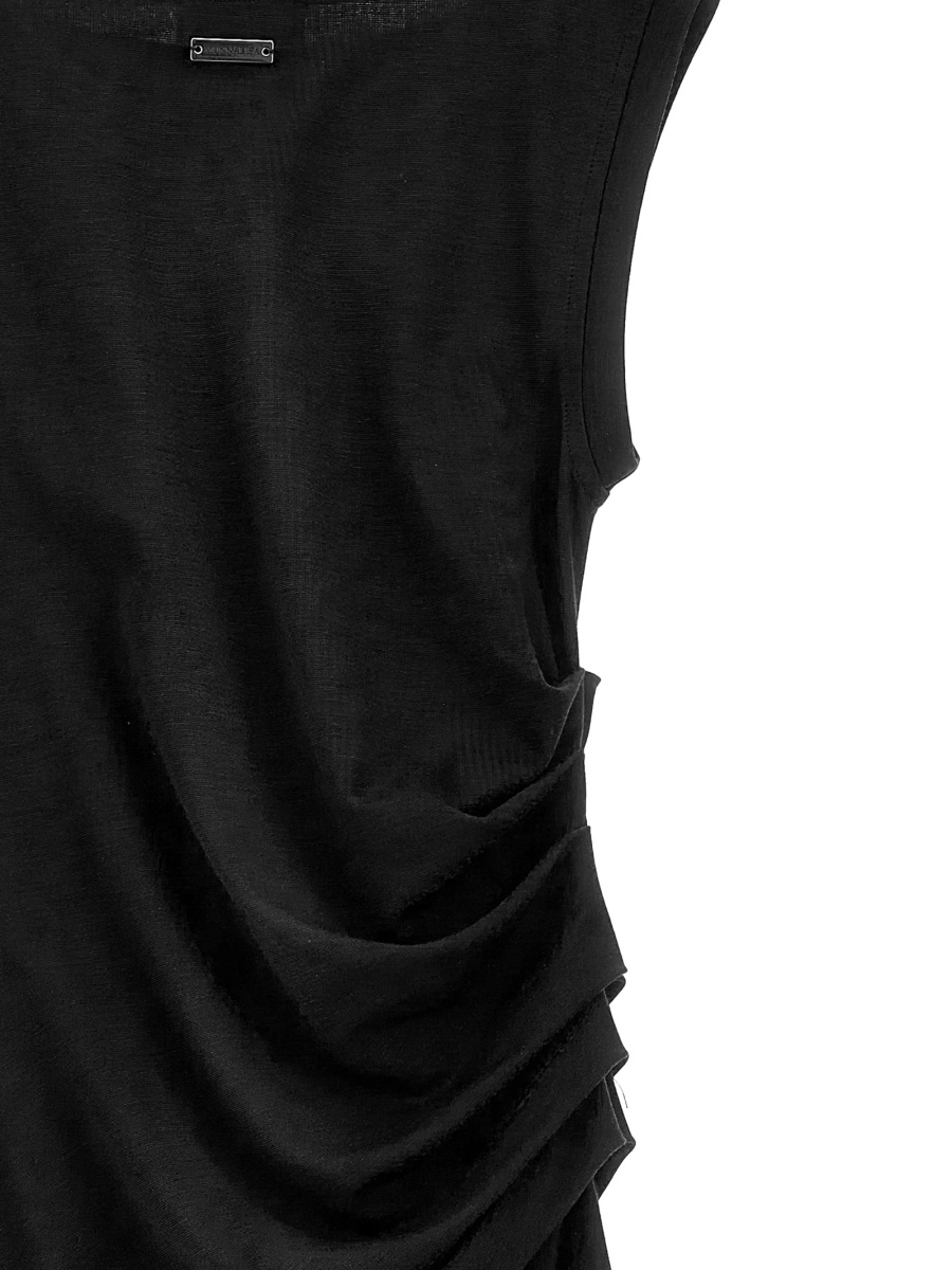 Rochie casual Monnalisa neagra - Img 3