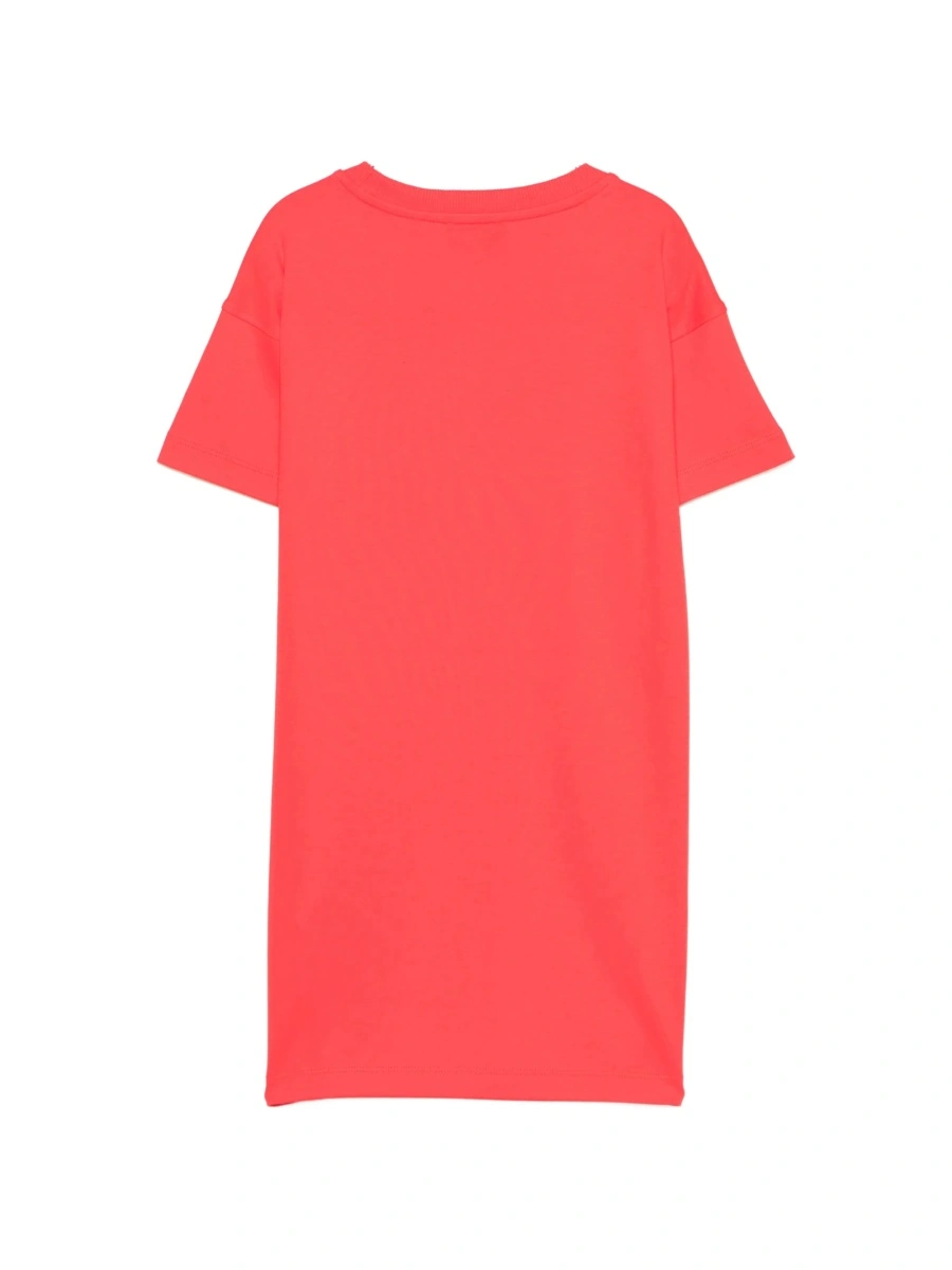 Rochie casual Moschino rosie din bumbac - Img 2