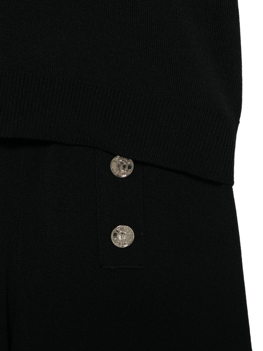 Rochie casual TWIN SET Girl neagra - Img 3