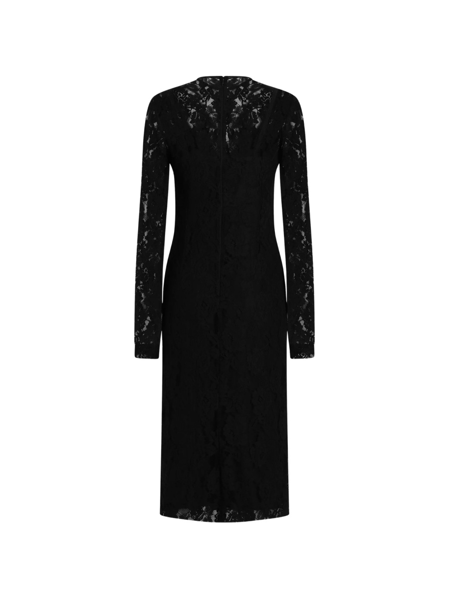 Rochie de ocazie Dolce &amp; Gabbana neagra din bumbac si poliamida - Img 2