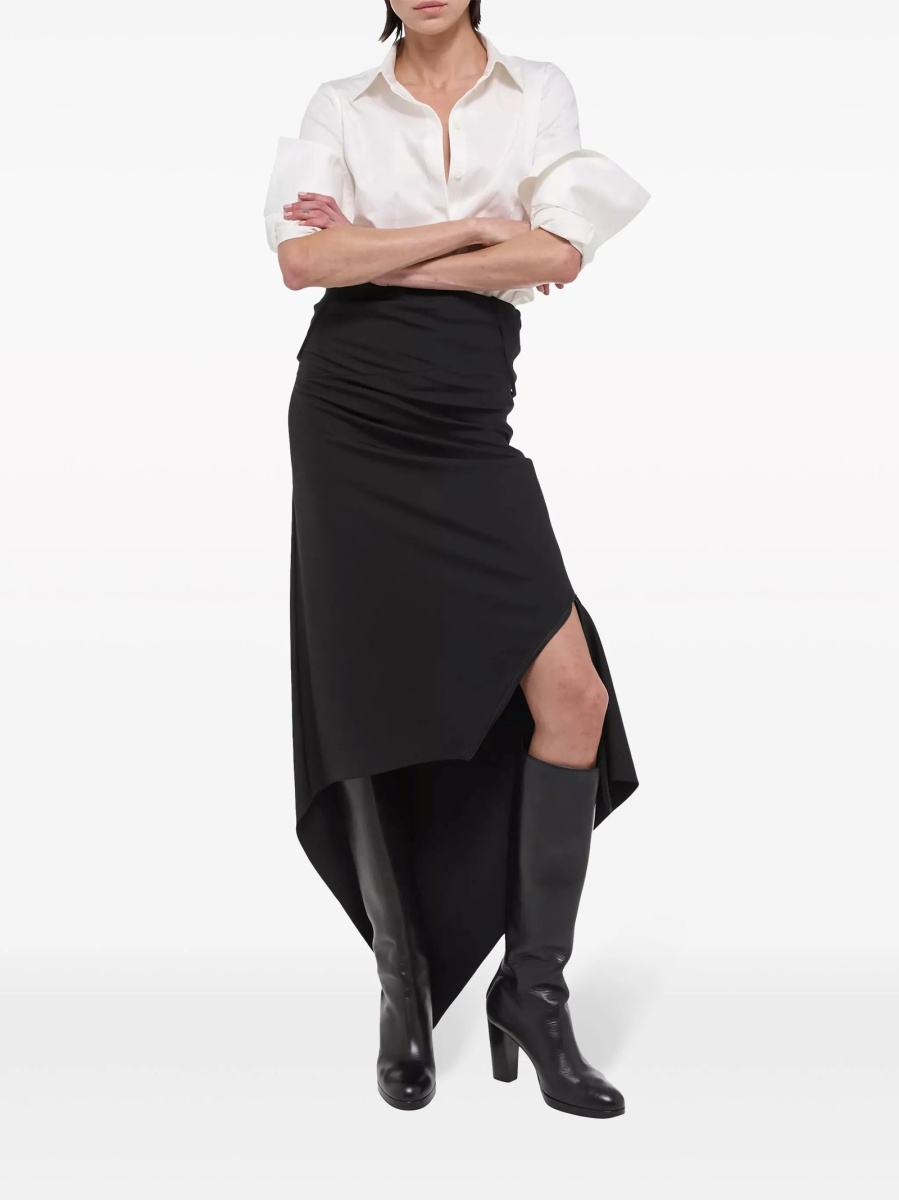 Rochie de ocazie HELMUT LANG neagra din lana - Img 3