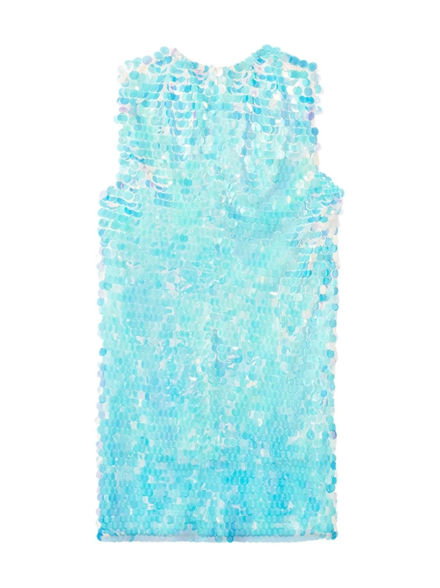 Rochie de ocazie Nina Ricci albastra - Img 4