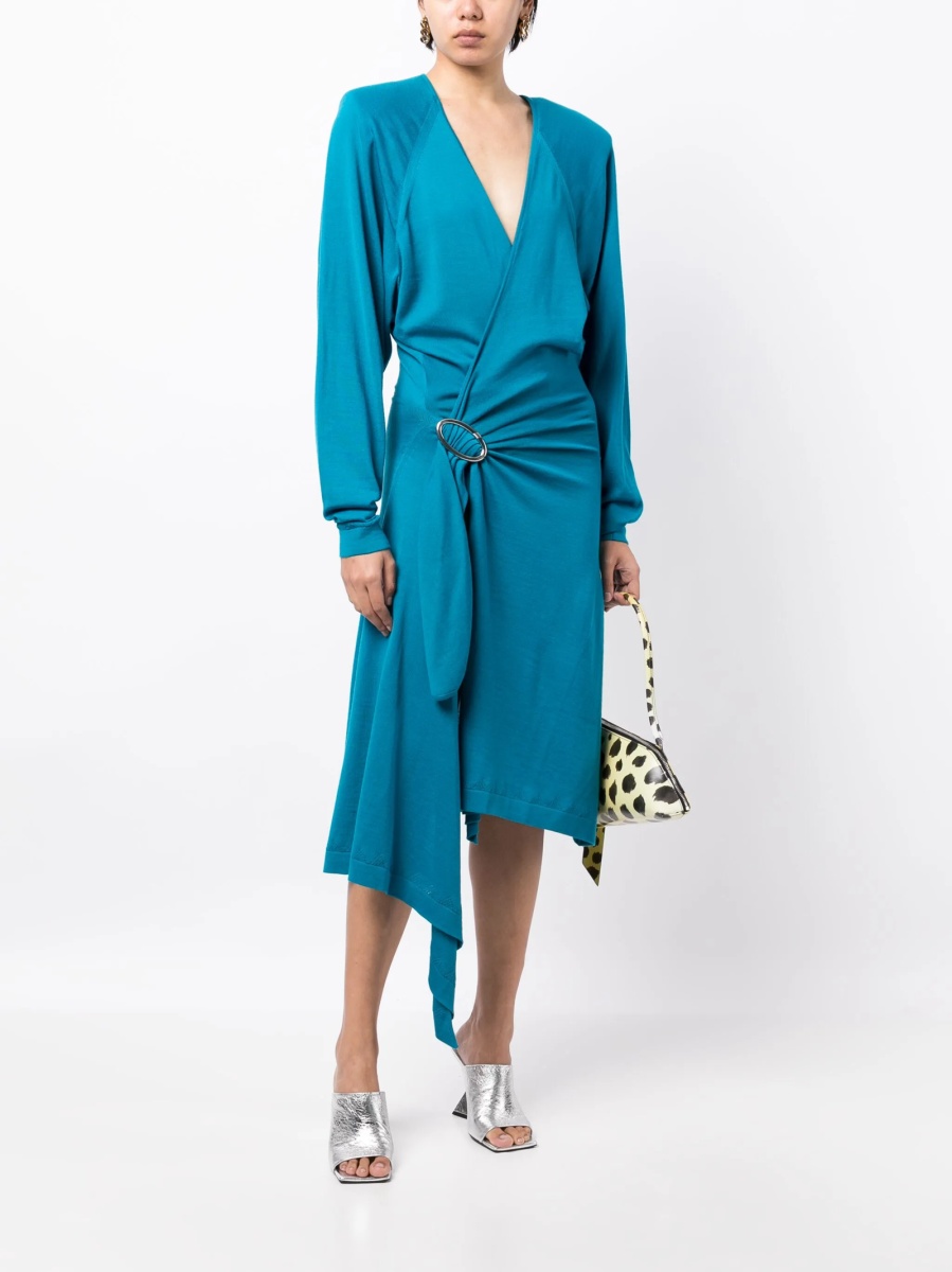 Rochie de ocazie THE ATTICO albastra - Img 2