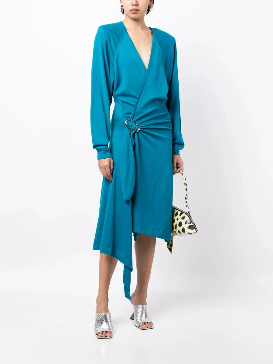 Rochie de ocazie THE ATTICO albastra - Img 2