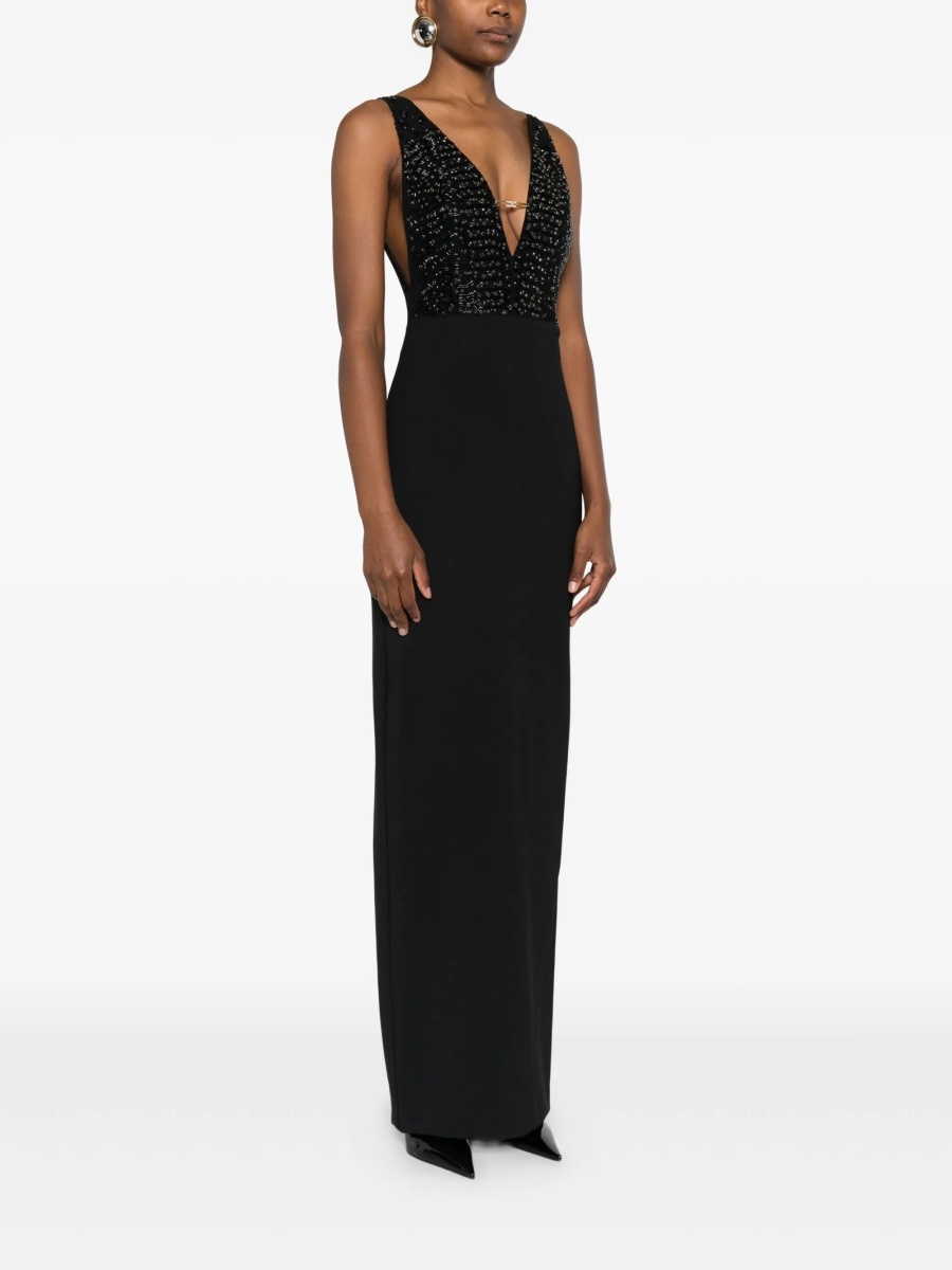Rochie de seara Elisabetta Franchi neagra - Img 3