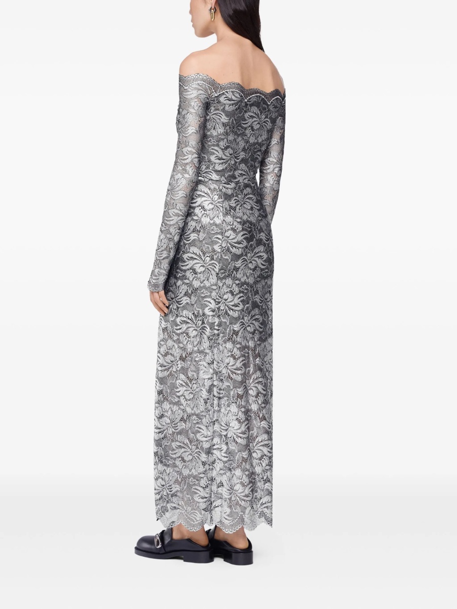 Rochie de seara RABANNE argintie - Img 4