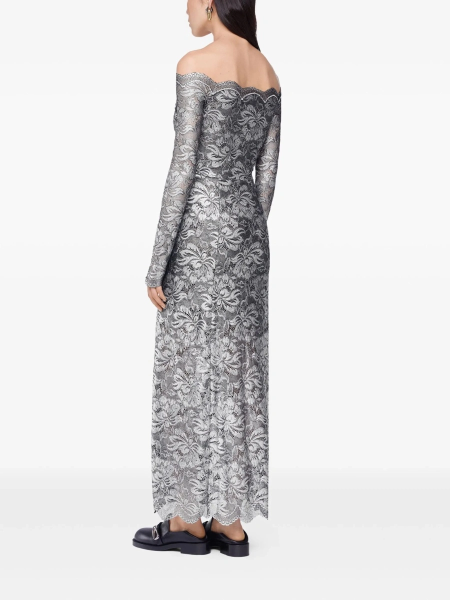 Rochie de seara RABANNE argintie - Img 4