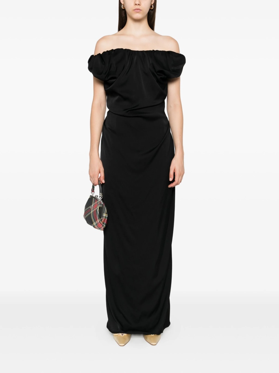 Rochie de seara Vivienne Westwood neagra din vascoza - Img 2