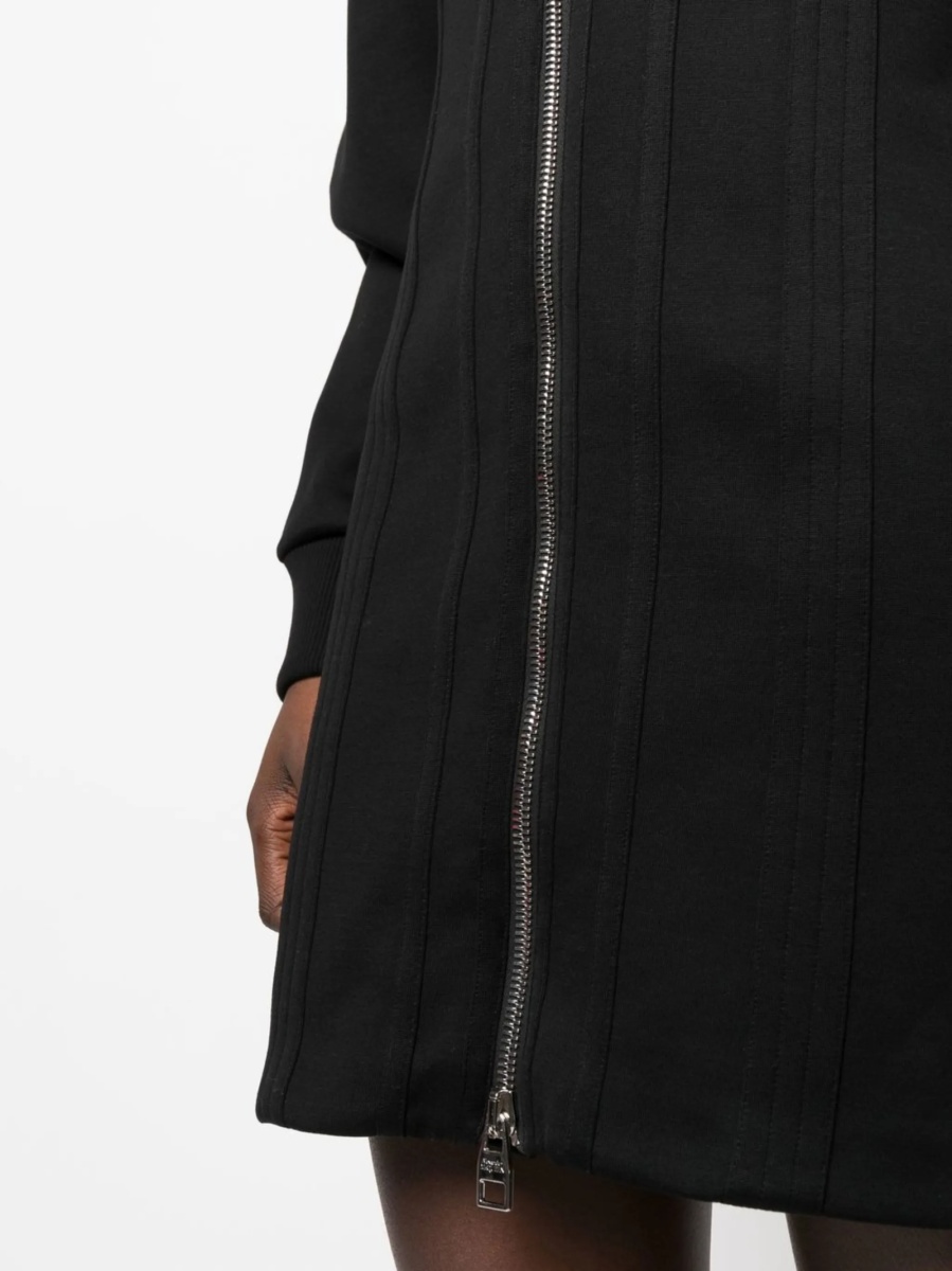 Rochie de zi Alexander McQueen neagra din poliamida - Img 5