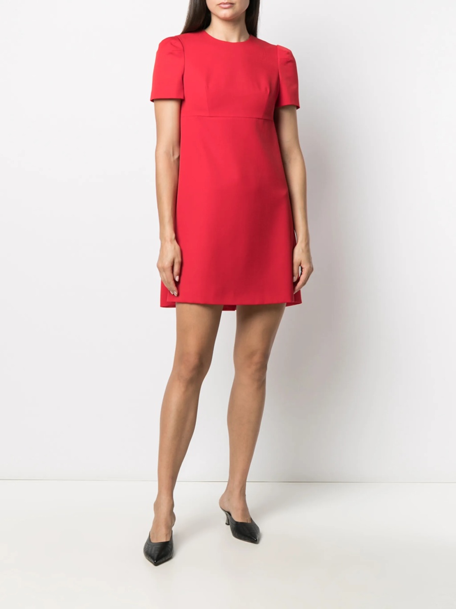 Rochie de zi Alexander McQueen rosie din lana - Img 4