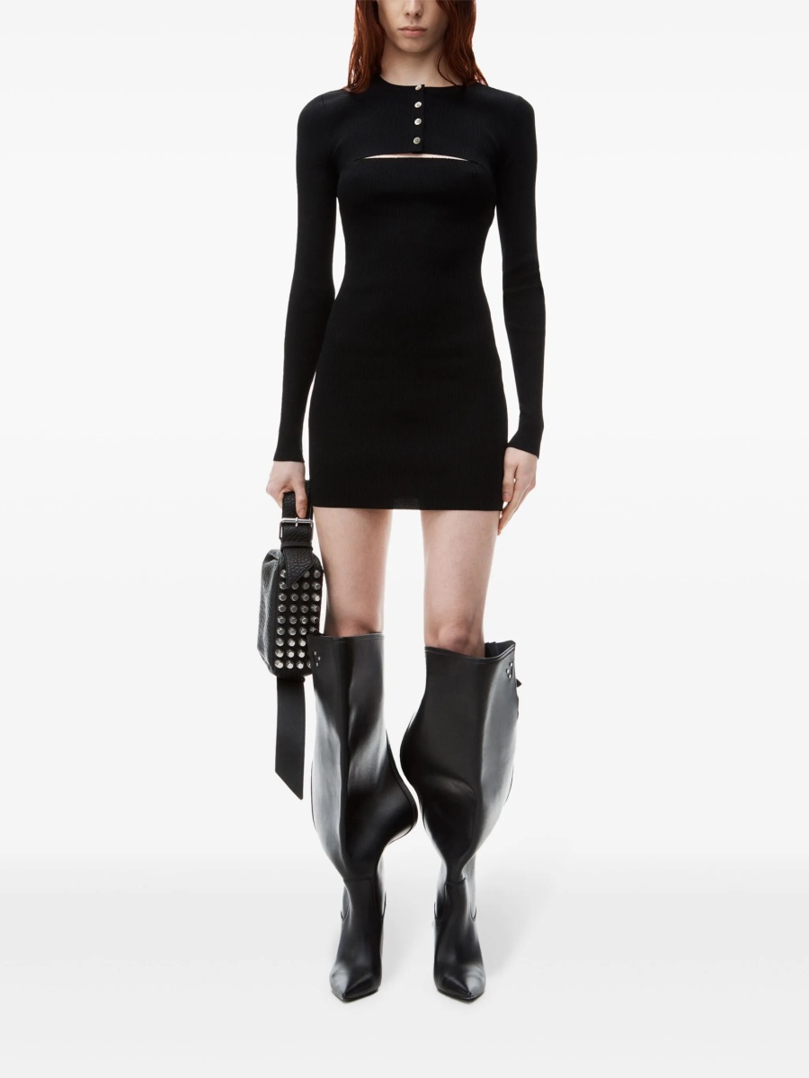 Rochie de zi Alexander Wang neagra - Img 2