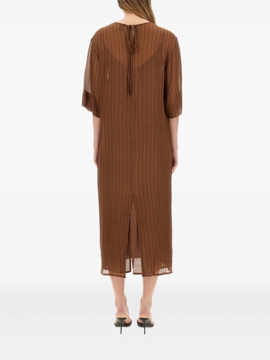 Rochie de zi ALYSI maro - Img 3