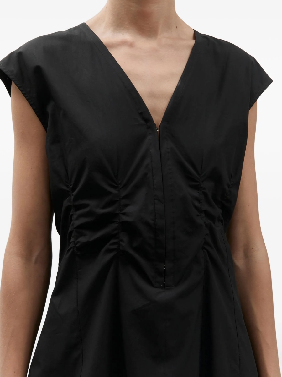 Rochie de zi ALYSI neagra - Img 4