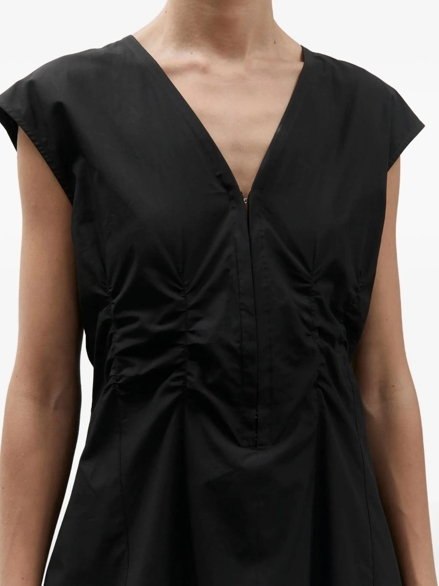 Rochie de zi ALYSI neagra - Img 4