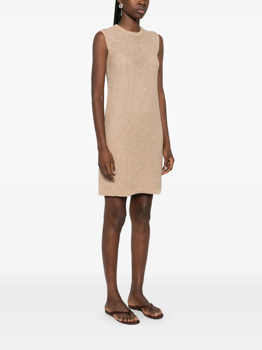 Rochie de zi Fabiana Filippi neutra - Img 3