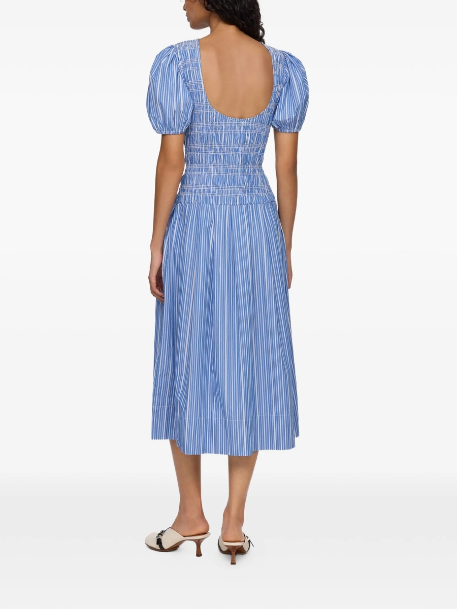 Rochie de zi Ganni albastra - Img 3