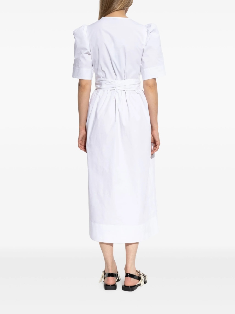 Rochie de zi Ganni alba - Img 4
