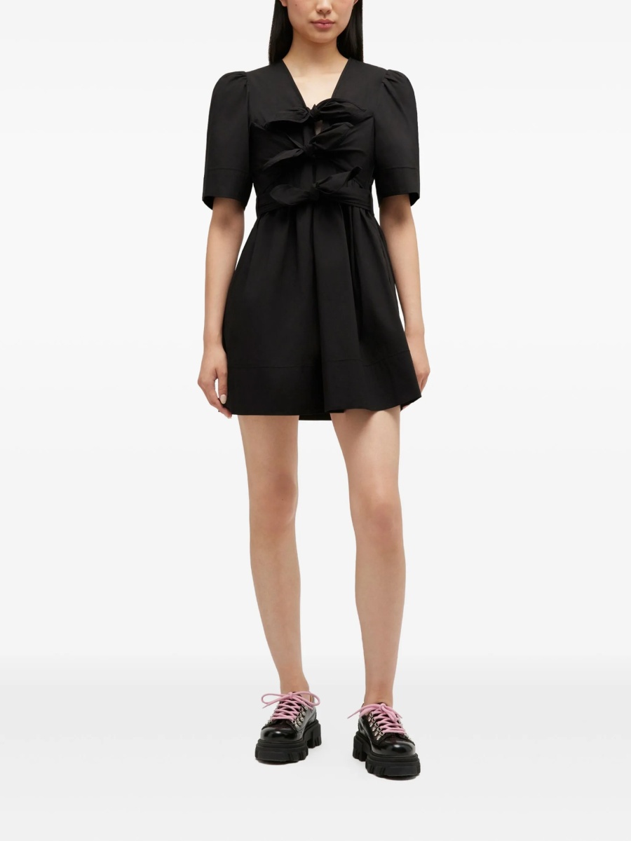 Rochie de zi Ganni neagra - Img 2