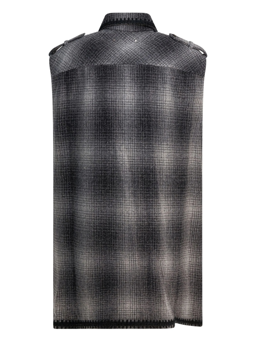 Rochie de zi Golden Goose gri - Img 2