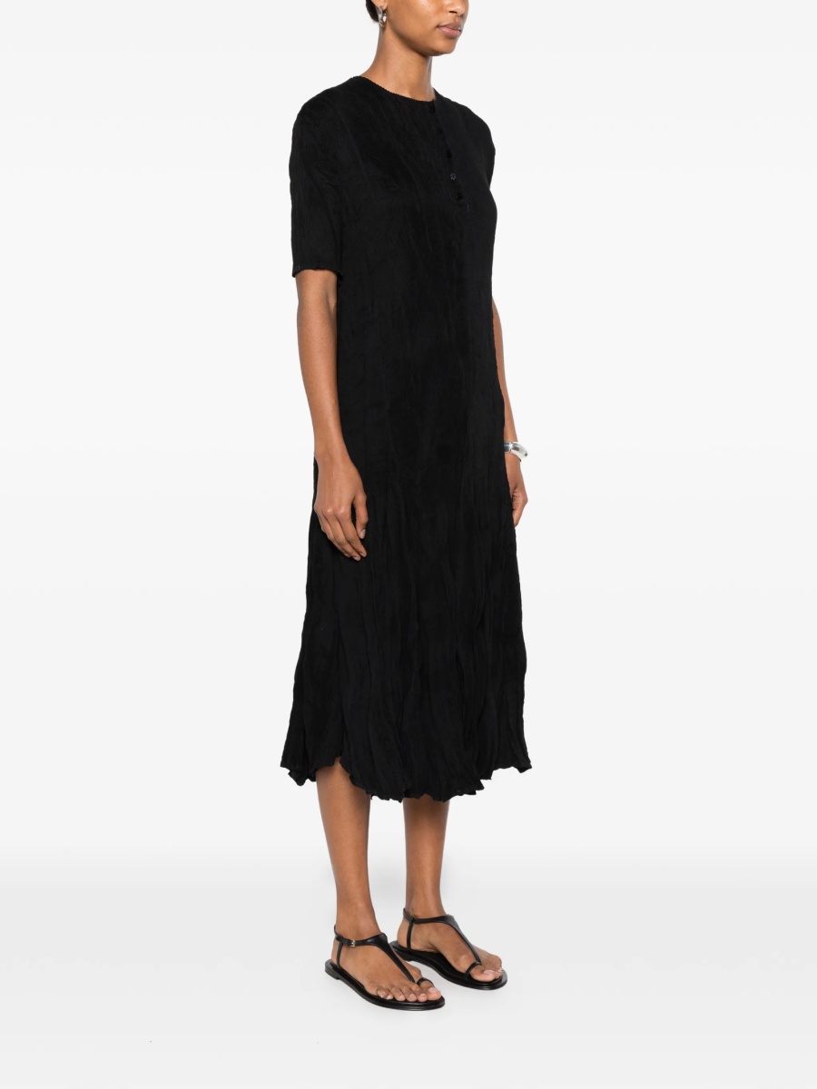 Rochie de zi GONGDID DESIGN neagra - Img 3
