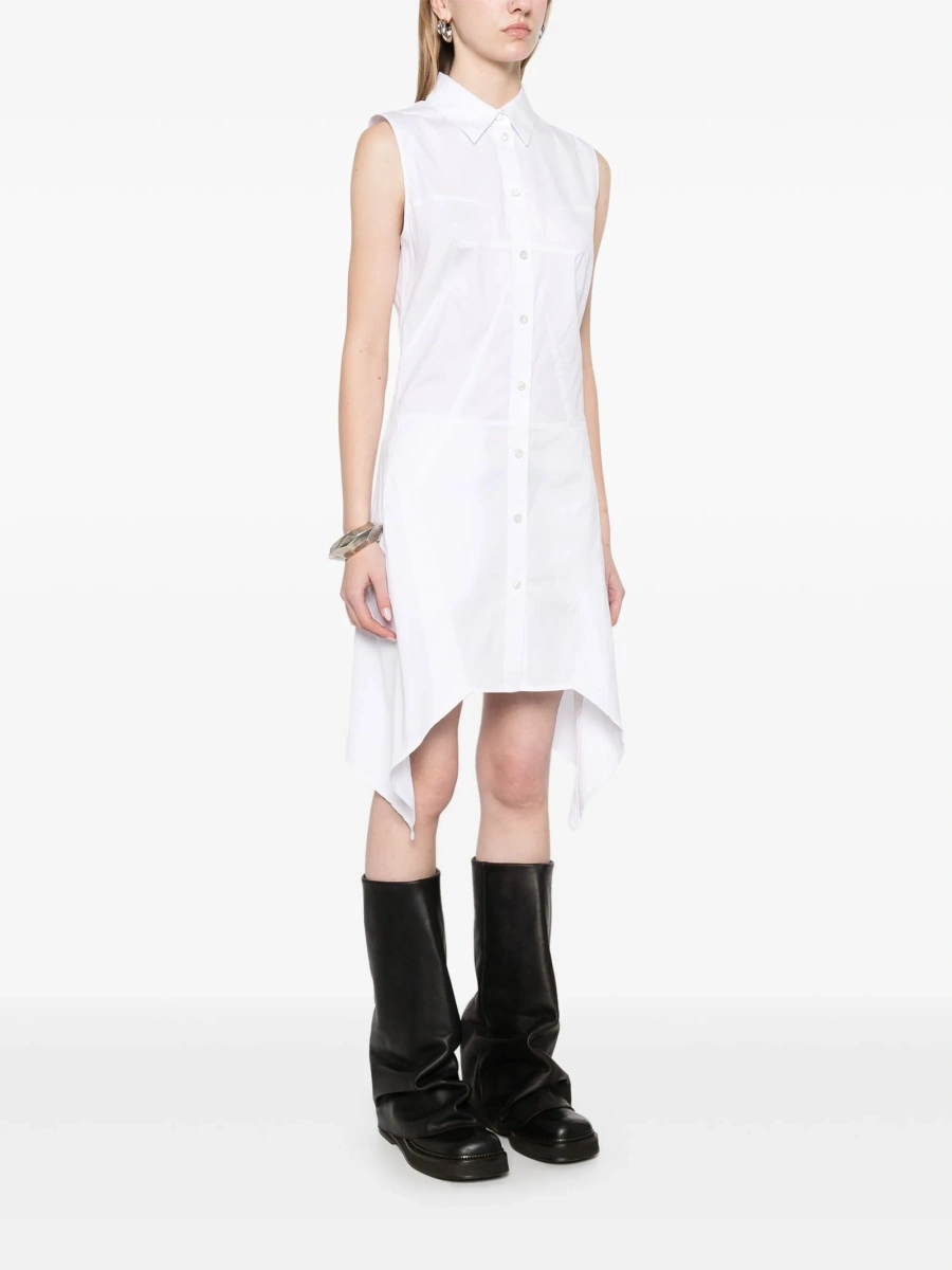 Rochie de zi HELMUT LANG alba - Img 3