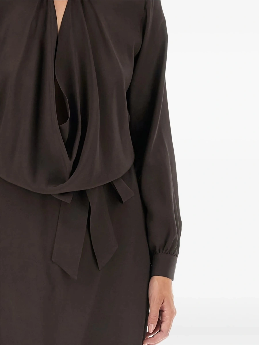 Rochie de zi KITON maro - Img 4