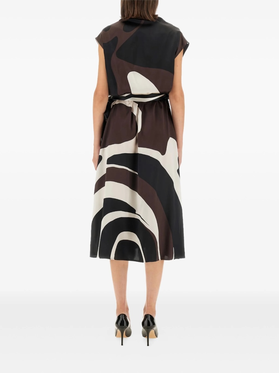Rochie de zi KITON neagra - Img 3