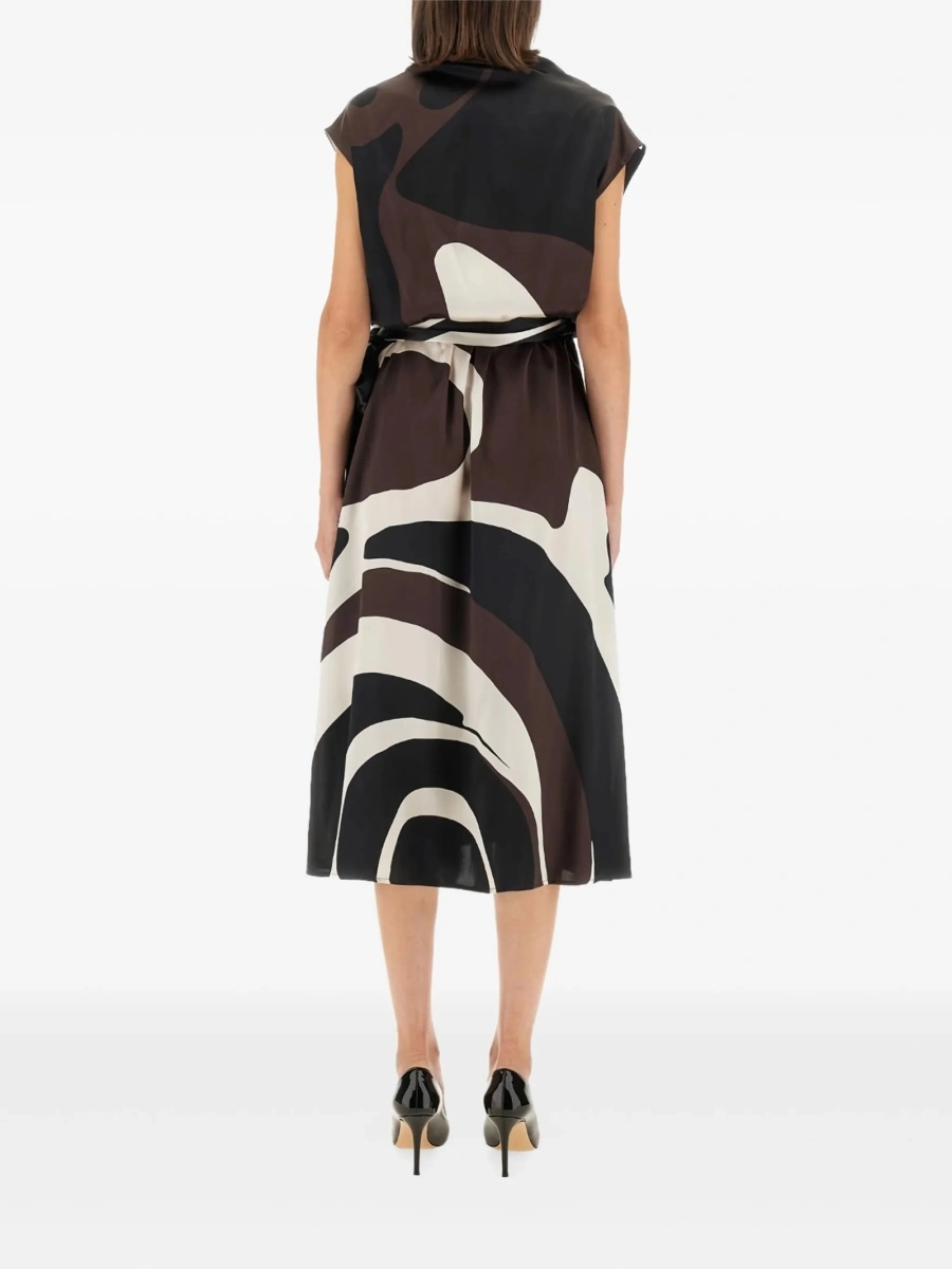 Rochie de zi KITON neagra - Img 3