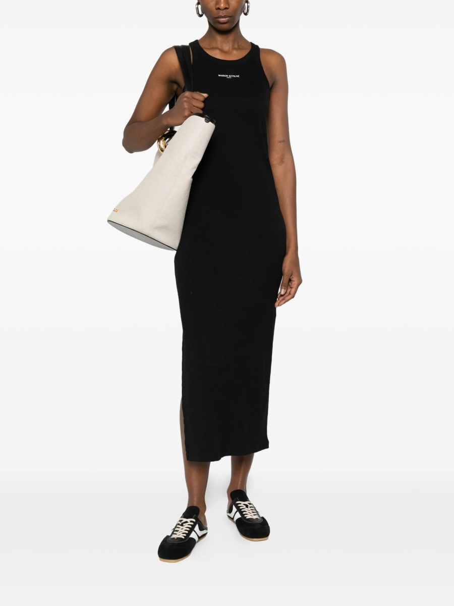 Rochie de zi MAISON KITSUNÉ neagra - Img 2