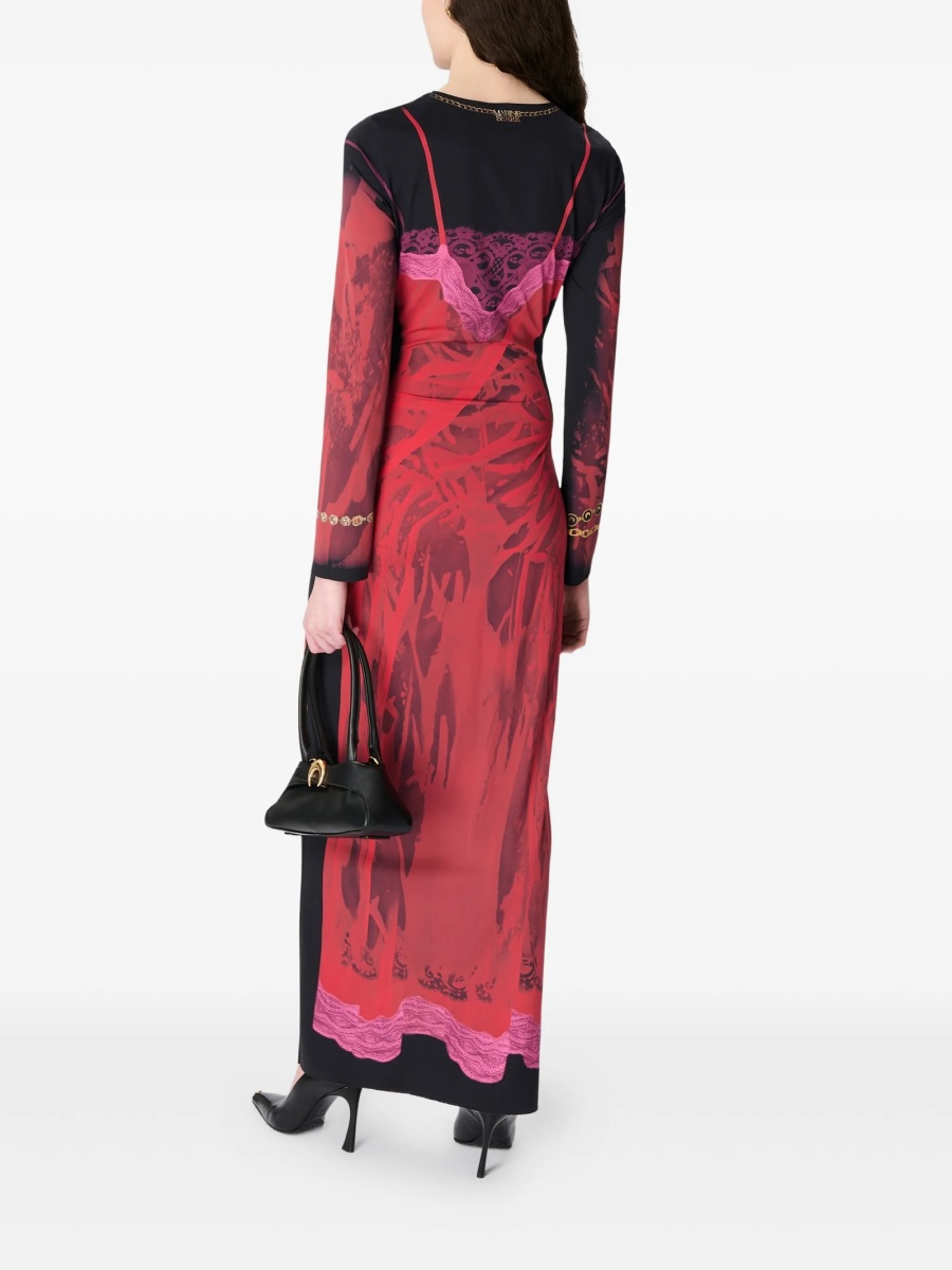 Rochie de zi MARINE SERRE rosie - Img 3