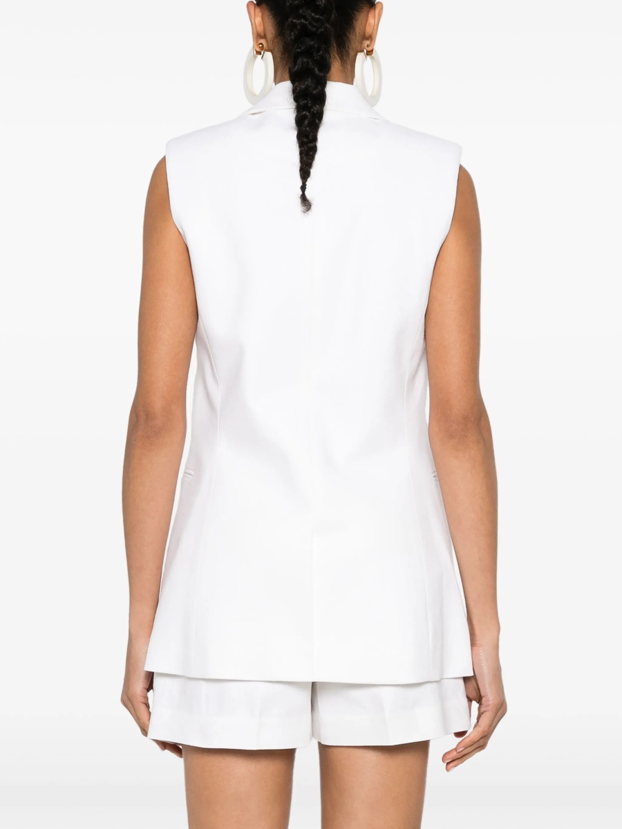 Rochie de zi Michael Kors alba din vascoza si in - Img 4