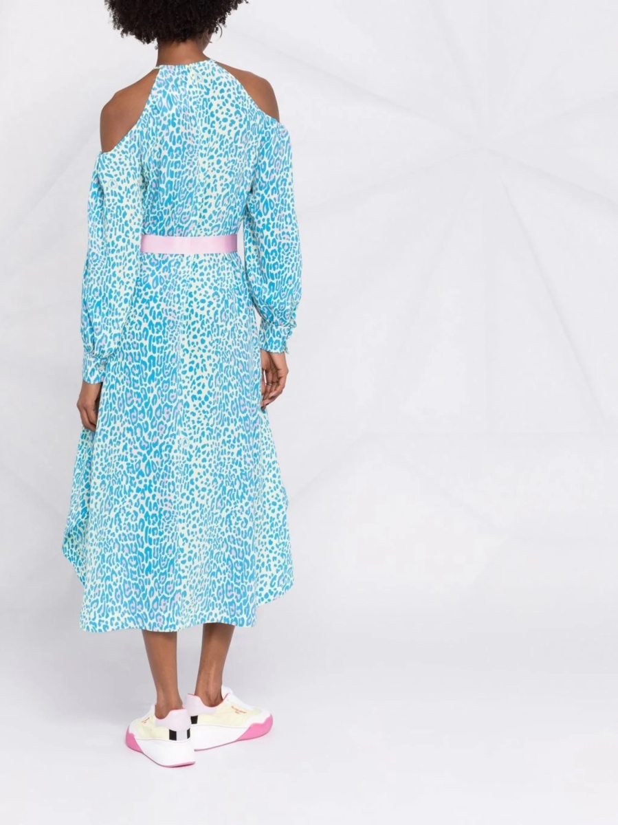 Rochie de zi Stella McCartney albastra - Img 4