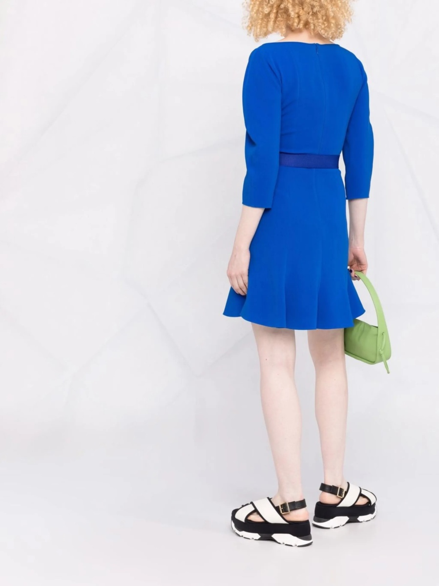 Rochie de zi Stella McCartney albastra - Img 4