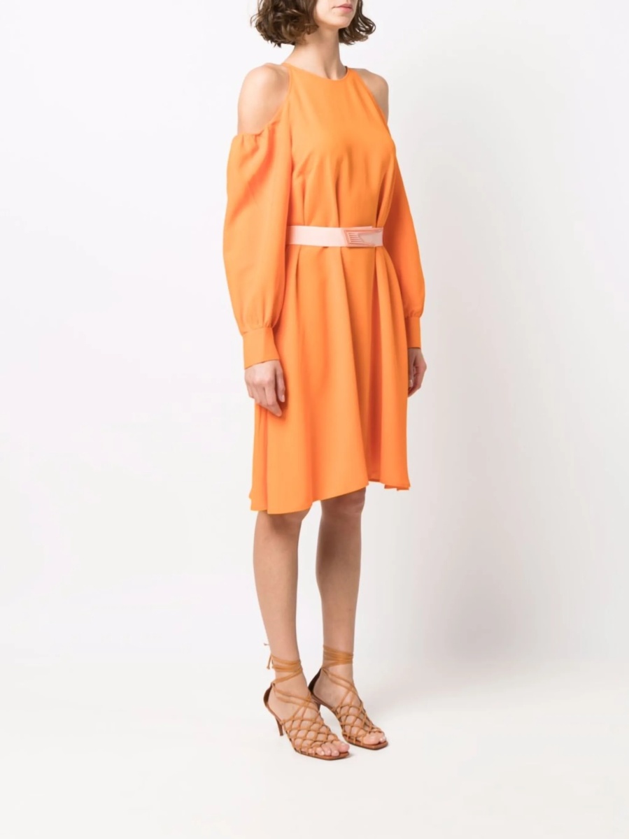 Rochie de zi Stella McCartney portocalie - Img 3