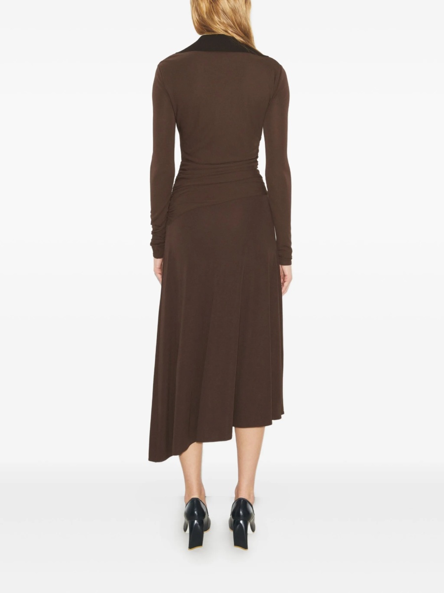 Rochie de zi Tory Burch maro - Img 3