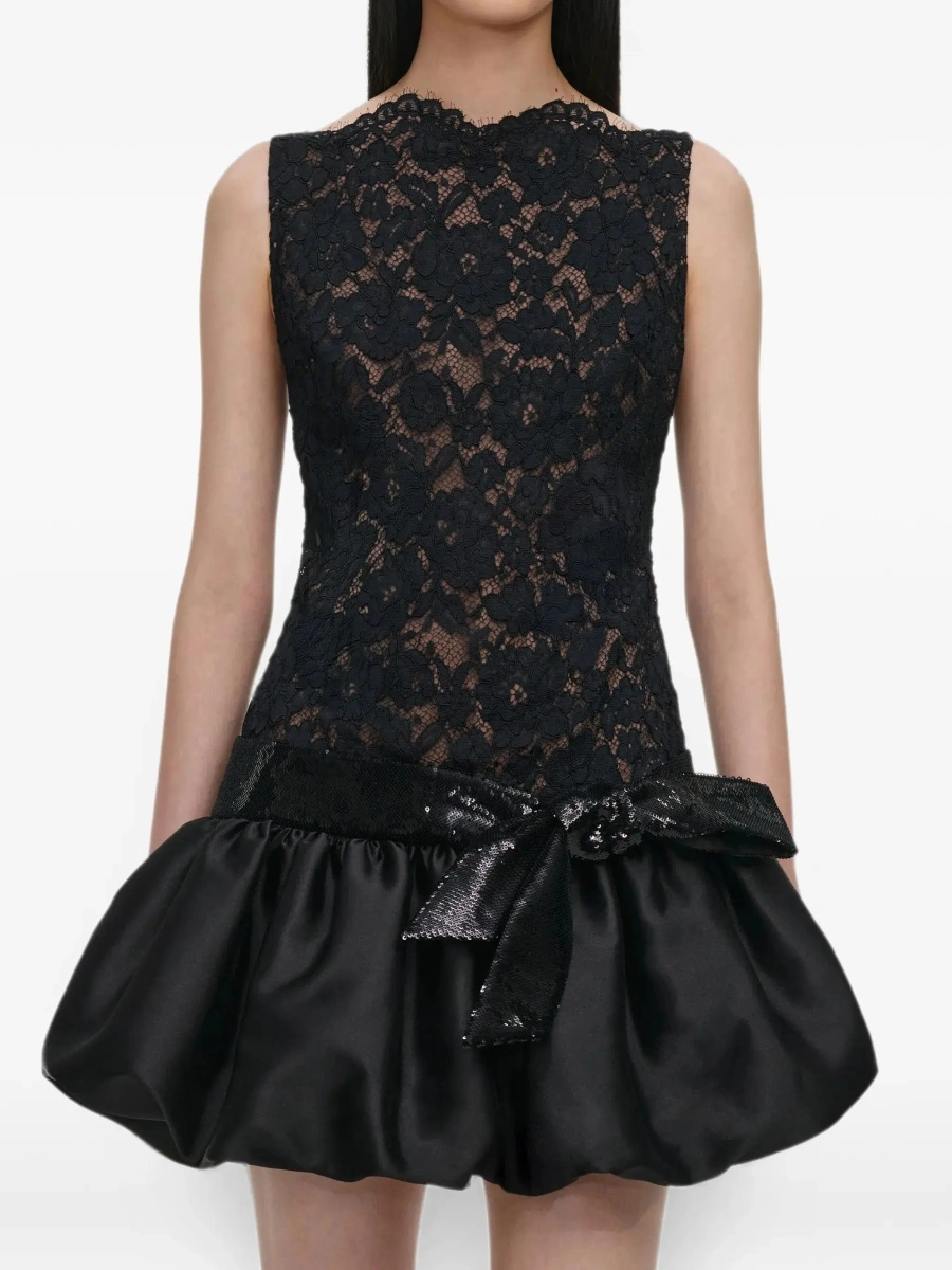 Rochie eleganta Self-Portrait neagra - Img 7