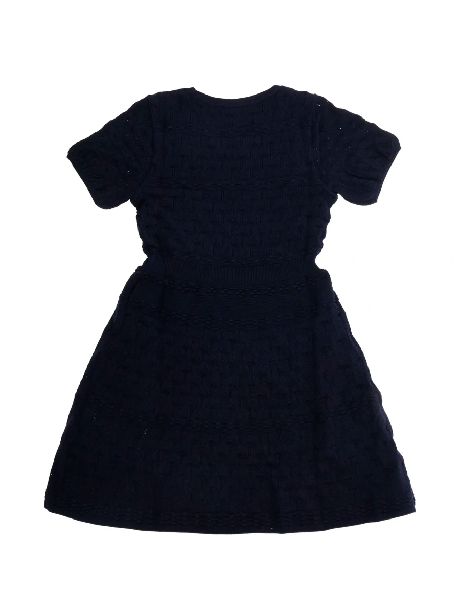 Rochie EMPORIO ARMANI KIDS albastra din lana - Img 4