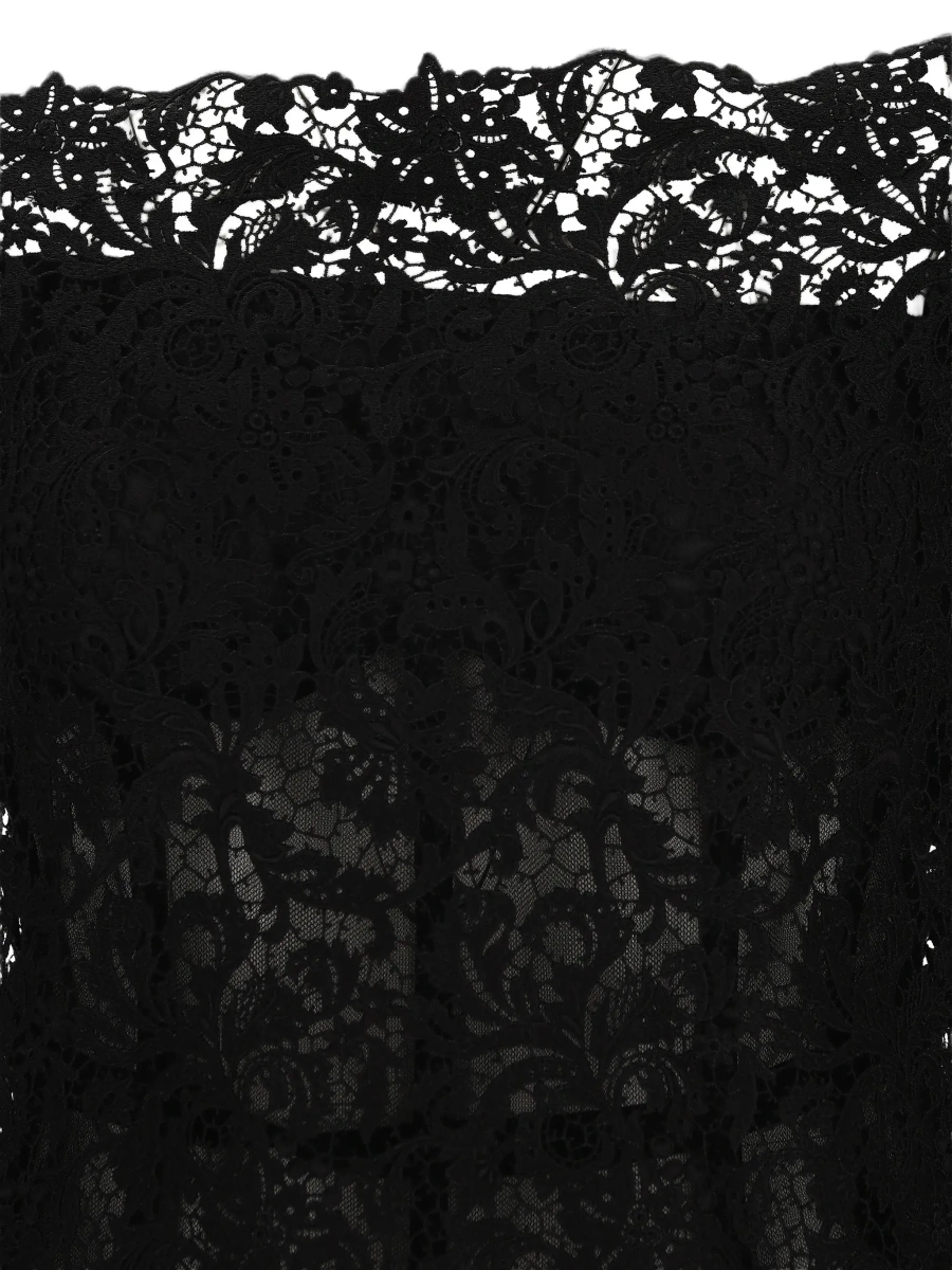 Rochie Fendi neagra din dantela - Img 5