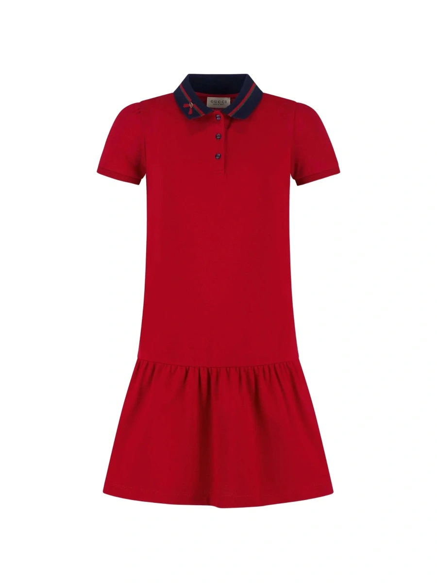 Rochie Gucci rosie din bumbac - Img 5