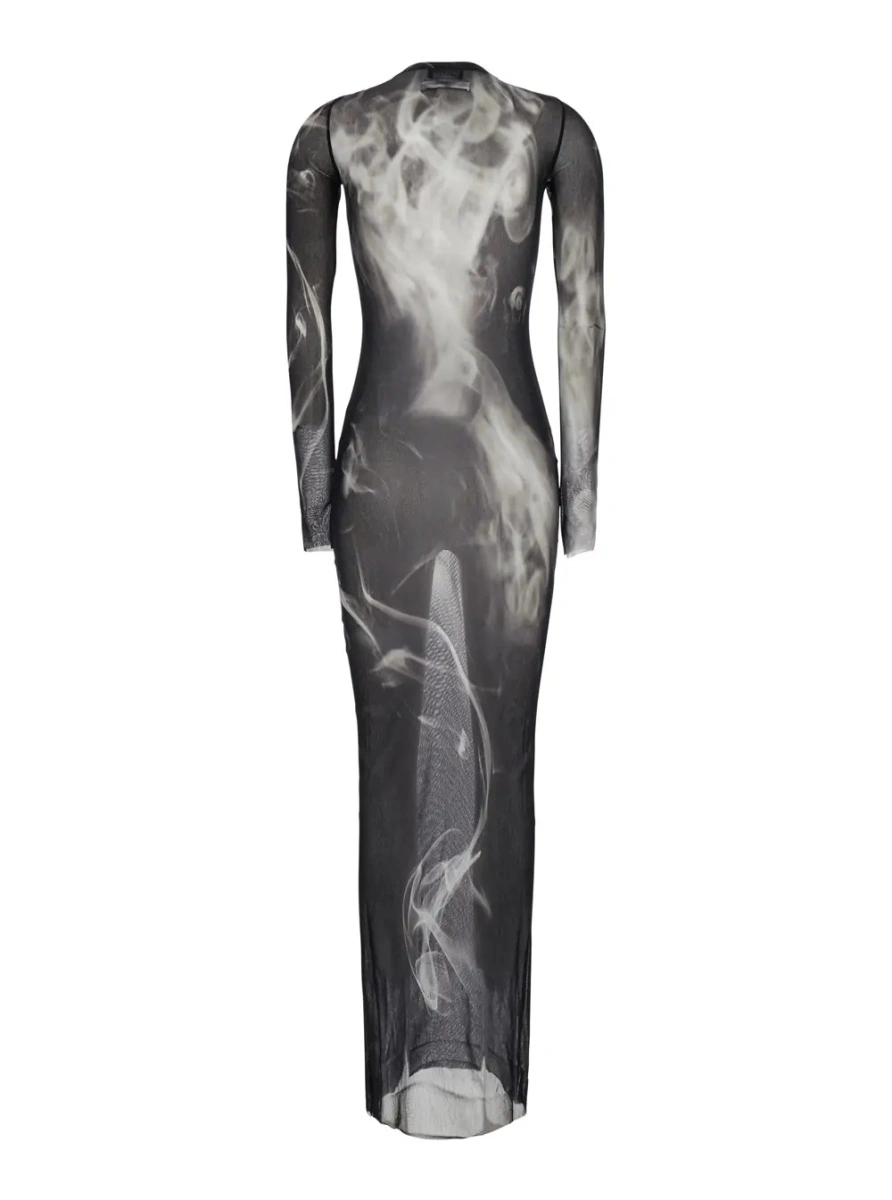 Rochie lunga Jean Paul Gaultier neagra - Img 2