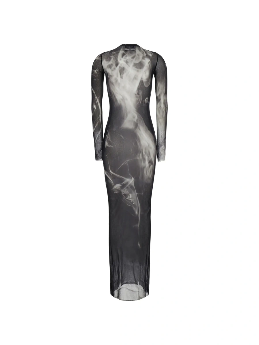 Rochie lunga Jean Paul Gaultier neagra - Img 4