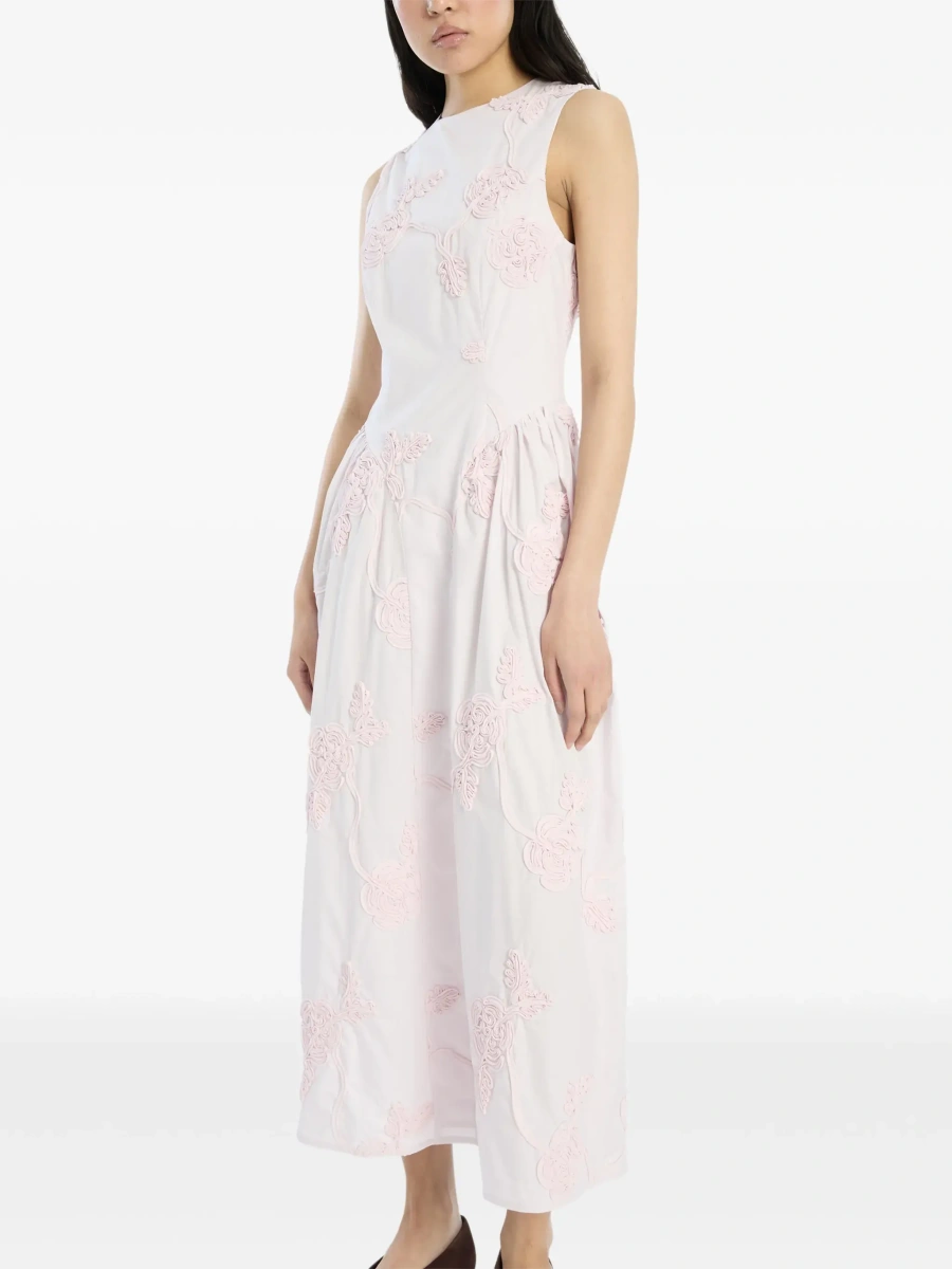 Rochie lunga ROTATE Birger Christensen roz - Img 5