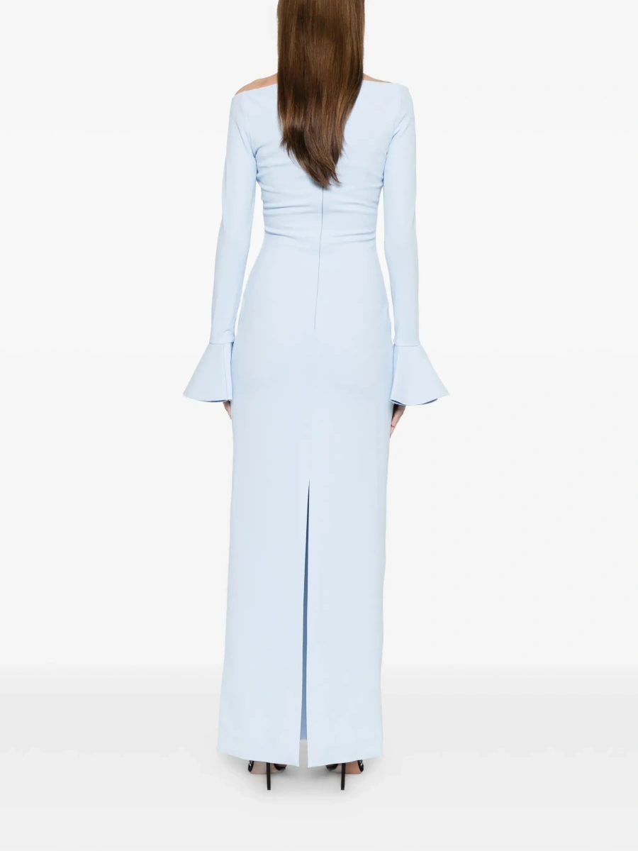 Rochie lunga SOLACE LONDON albastra 'Anica' - Img 6