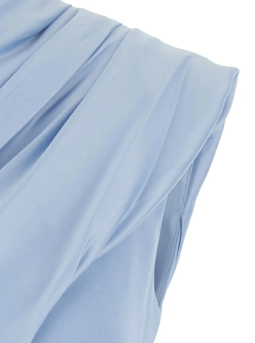 Rochie lunga SOLACE LONDON albastra 'Gabriela' - Img 3