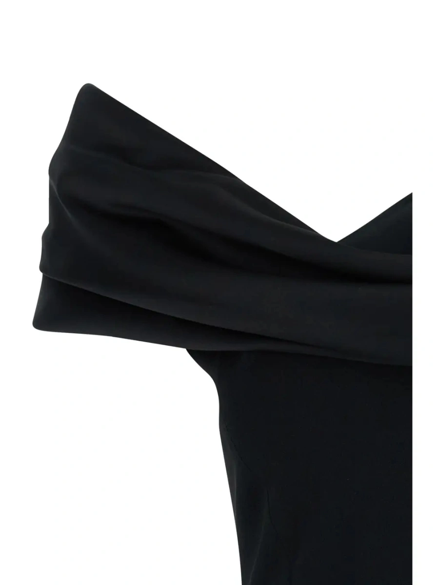 Rochie lunga SOLACE LONDON neagra 'Adele' - Img 3