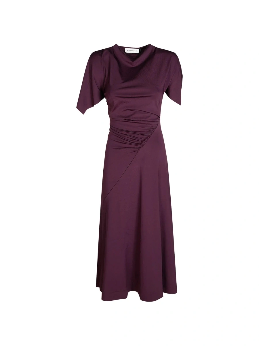 Rochie lunga Victoria Beckham mov - Img 6